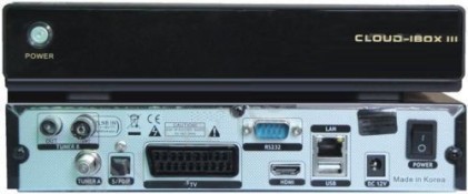 Decoder CLOUD IBOX3 combo wifi linux Enigma2 DVB-S2 e DVB-T2