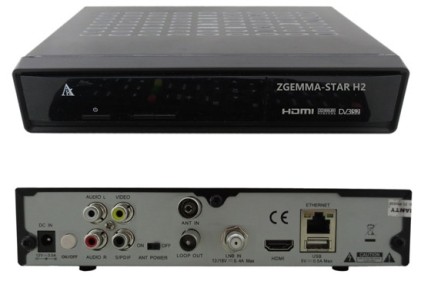 ZGEMMA STAR H2 LINUX ENIGMA 2 (DVB-S2 + DVB-T2)