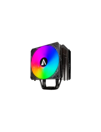 Ventola CPU Abysm Gaming Snow IV ARGB da 120 mm con dissipatore a 4 tubi di calore - Illuminazione ARGB - Velocit&agrave; massima. 1600 giri/min - Colore Nero