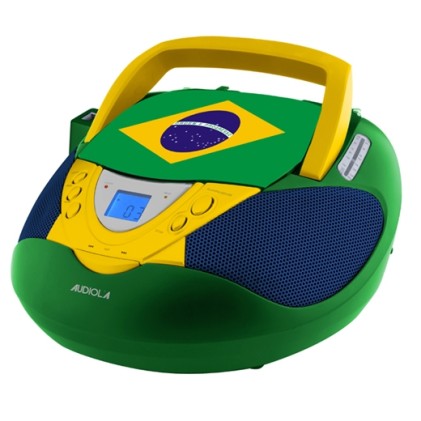 Audiola Boombox AHB-0258 Lettore CD/Mp3/USB Brazil