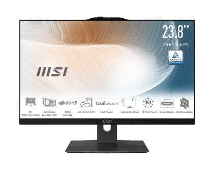 Msi Pc Aio 23,8" Touch Black Ultra 5 120U 16Gb 512Gb Ssd Win 11 Pro