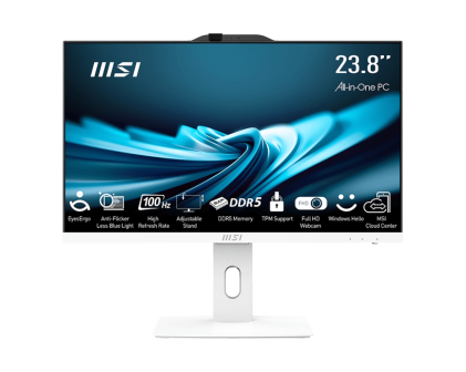 Msi Pc Aio 23,8" White I7-14700 16Gb 512Gb Ssd Win 11 Pro