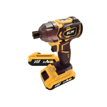 CACCIAVITE AD IMPATTO SENZA CARBONI 20V | 2 BATTERIE 2AH BLIM BL0154
