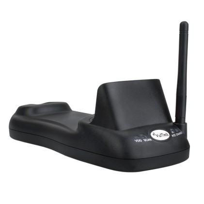 Lettore Pistola Barcode Scanner Laser Wireless Vultech BC-02W con base
