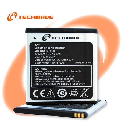 TECHMADE BATTERIA PER SMARTPHONE C470 IN BUSTINA