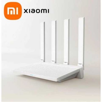 Xiaomi Mi Router AX3000T WiFi 6 Dual Band - Fino a 3000Mbps - Processore Dual-Core da 1.3 GHz - 4 Porte Gigabit Ethernet - 4 Antenne Esterne - Colore Bianco