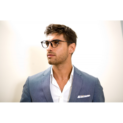 Occhiali neutri PC, Tablet, Smartphone,TV e Gaming. Eliminano stanchezza e irritazione visiva.Occhiali riposanti ANTI LUCE BLU. Modello Buckler