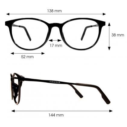 Occhiali neutri PC, Tablet, Smartphone,TV e Gaming. Eliminano stanchezza e irritazione visiva.Occhiali riposanti ANTI LUCE BLU. Modello Buckler