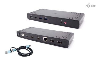 I-Tec Docking Station Usb 3.0/Usb-C/Thunderbolt, 2X Hdmi, Pd 100W, It