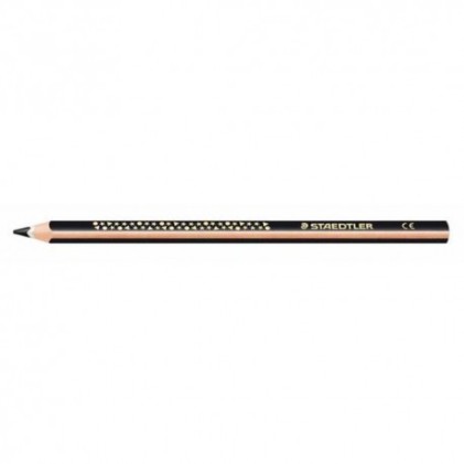 Staedtler Jumbo Noris 128 Matita Colorata Triangolare - Piombo 4mm - Resistenza Alla Rottura - Design Ergonomico - Colore Nero