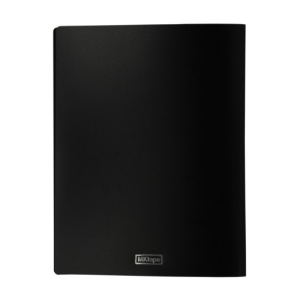 Cartella MKtape con 60 tasche porta documenti - Formato A4 - Colore nero