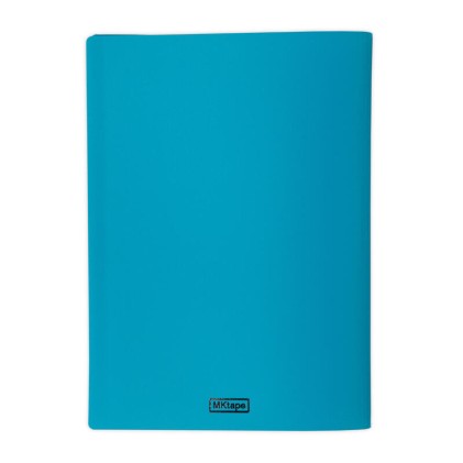 Cartella MKtape con 60 portadocumenti - Formato Folio - Colore Blu Neon