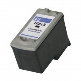Cartuccia d inchiostro rigenerata Canon PG40/PG50/PG37 nero originale - Mostra il livello di inchiostro - Sostituisce 0615B001/0616B001/2145B001