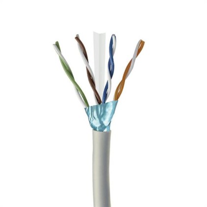 Mach Power Matassa Ftp Cat6 100M Cca 0,55Mm 23Awg Grigio Pvc Cpr