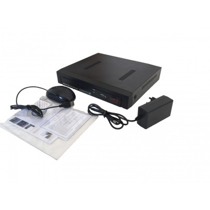 LKM Registratore NVR 16 Canali Per Telecamere Ed Impianti IP Ad Alta Risoluzione Colore Nero - HD Foscam Onvif Compatibile