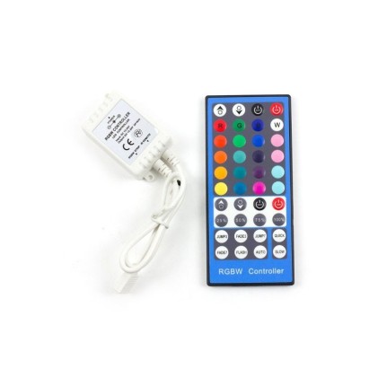 Controller Striscia LED RGBW 12V, Dimmer per Telecomando IR 40 Pulsanti