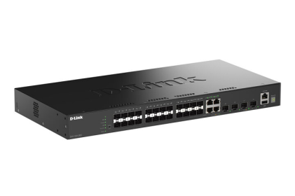 D-Link Switch 28-Port Gigabit Sfp Stackable Smart Managed Switch With 4 X Combo And 4 X 10G Sfp+ Por