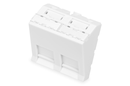 Pannello Frontale, 2 Porte, 45 X 45 Mm, Angolato, Per Telaio Dn-93802-5-Sh