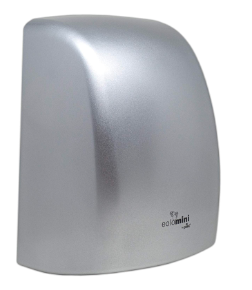 Asciugamani Elettrico a fotocellula in ABS EoloMini silver