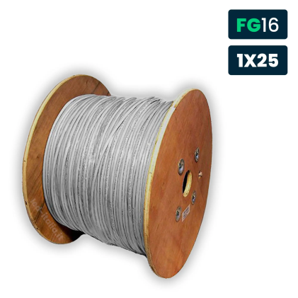 Cavo Unipolare Fg16R16 0,6/1Kv 25MmІ Grigio