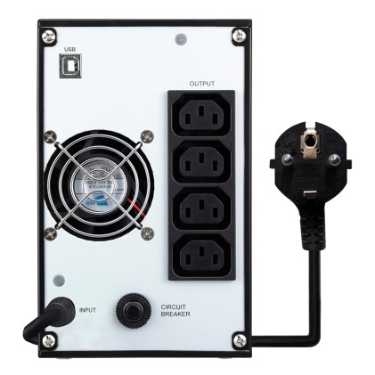 TECNOWARE UPS EVO DSP PLUS 800 PF 0,9 TOWER IEC TOGETHER ON