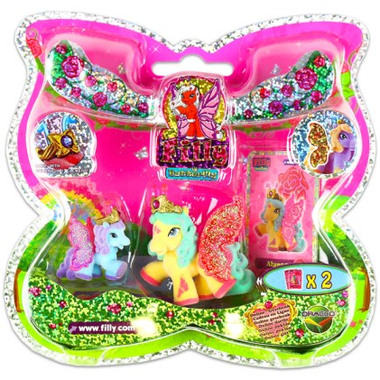 Filly Butterfly set - 2 pony e ticket assortiti