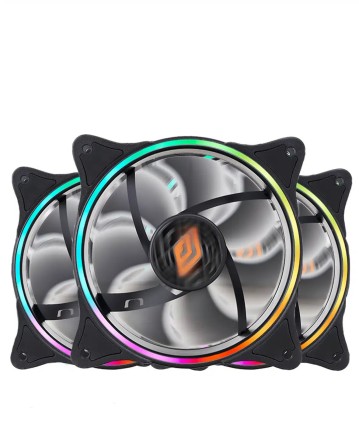 Noua Ventola 120Mm Notus Kit Black (3Fan + Controller Argb) 1200Rpm