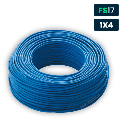 Cavo Unipolare Fs17 450/750V 4MmІ Blu