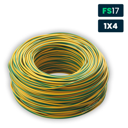 Cavo Unipolare Fs17 450/750V 4MmІ Giallo/Verde