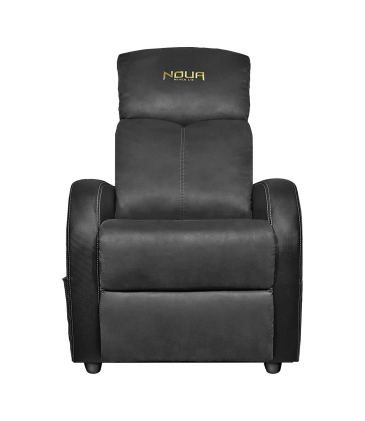 Noua Poltrona Sofa Gaming, Ares Royal Gold Schienale Reclinabile Con Poggiapiedi