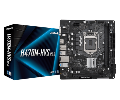 ASROCK H470M-HVS R2.0 (1200) (D)