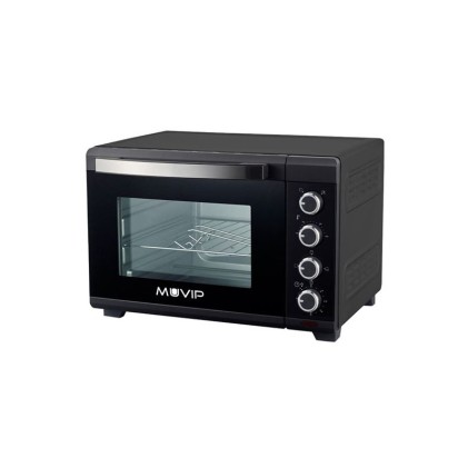 Forno Muvip 2000W 48L - Regolatore di Temperatura 100є-230є - Esterno in Acciaio Verniciato - Selettore Orario - Porta in Vetro Temperato