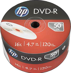 HP 1x50 DVD-R / 4.7GB / Bulk Pack (DME00070)