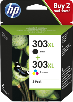 ORIGINALE HP Multipack nero / differenti colori 3YN10AE MCVP 303XL
