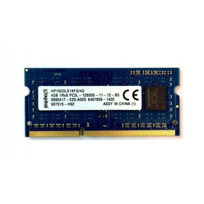 SO-DDR3 4GB 1600 Kingston HP16D3LS1KBGH/4G_3M