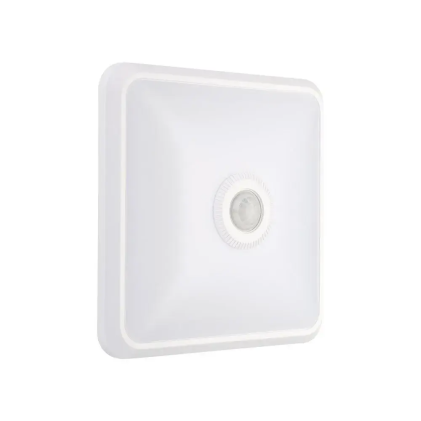 V-TAC PRO Plafoniera LED Chip CREE Quadrata 12W con Sensore PIR Bianco CCT