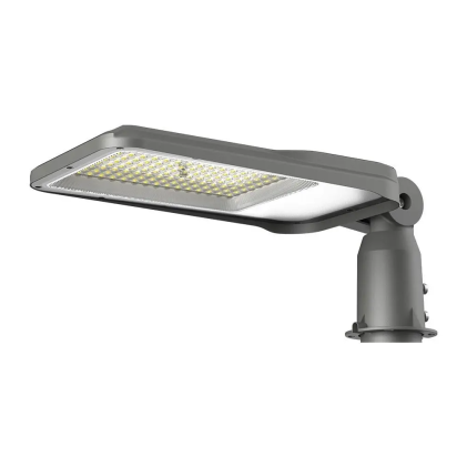V-TAC PRO Armatura Stradale LED Chip CREE 50W 120LM/W Slim con Inclinazione Regolabile Grigia 6500K IP65