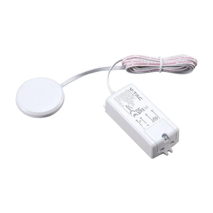 V-TAC Sensore di Movimento IR Touch da Incasso 600W LED per Mobili Colore Bianco