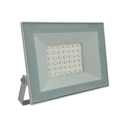 V-TAC Faro LED SMD 30W Slim E-Series con Driver Integrato Bianco 6500K IP65