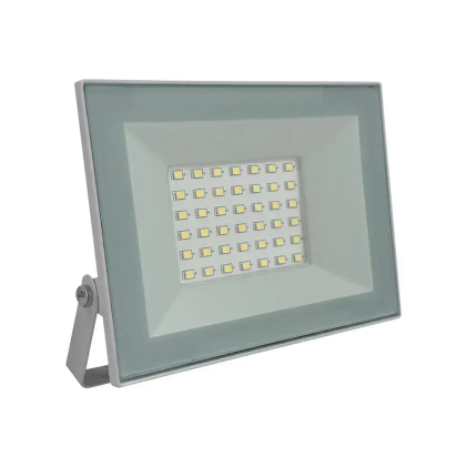 V-TAC Faro LED SMD 30W Slim E-Series con Driver Integrato Bianco 4000K IP65