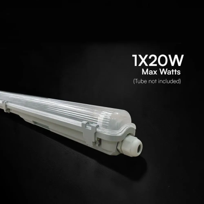 V-TAC Plafoniera LED Impermeabile Tubo LED T8 120cm 1x20W IP65