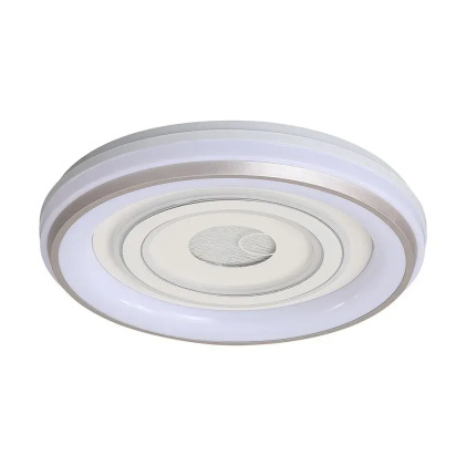 V-TAC Lampadario LED 60W Rotondo Decorativo con Telecomando RF Bianco CCT Dimmerabile