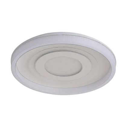 V-TAC Lampadario LED 80W Rotondo Decorativo con Telecomando RF Bianco CCT Dimmerabile