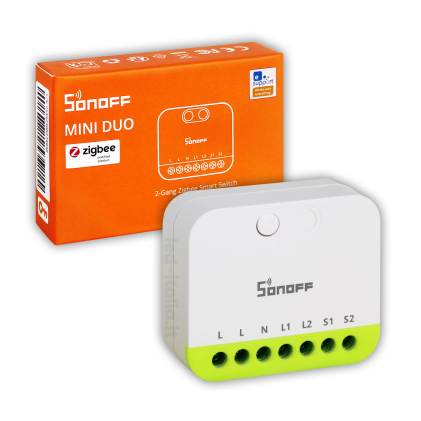 Sonoff Interruttore Smart Mini Duo 2 Canali ZigBee