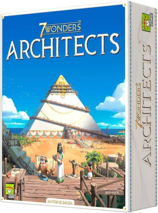 Gioco di carte 7 Wonders Architects - Tema della storia - Da 2 a 7 giocatori - Da 8 anni in su - Durata 25 min. ca