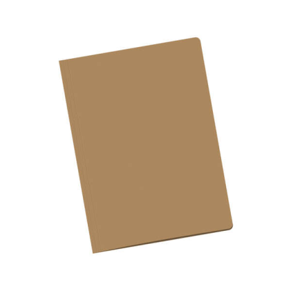 Dohe Confezione da 50 Sottocartelle in Cartone da 170gr - Con Slot per Chiusura - Resistenti e Durevoli - Ideali per Organizzare Documenti - Colore Marrone Chiaro