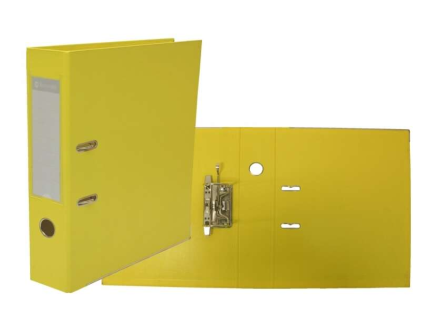 Cartella Bismark AZ PVC Dorso A4 75 - Grande Resistenza - Porta carte sul dorso - Cartoncini metallici sul bordo inferiore - Meccanismo a leva