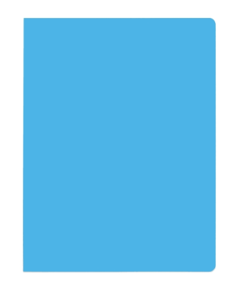Cartella Gio By Elba Semi-Intense Simple Subfolder - Cartoncino da 180 g/m&sup2; - Formato folio - Blu
