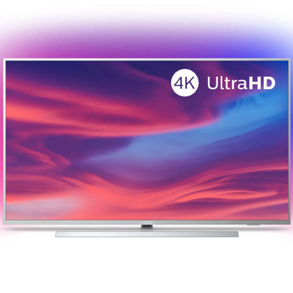 Tv Philips 50Pus7304/12 50 Pollici 3840X2160 4K Uhd Led Smart Tv Dvb-T2 Silver [Grade B] -Ricondizionato