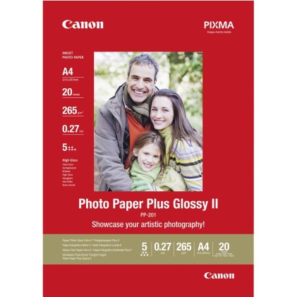 Canon carta fotografica Plus Glossy II PP-201 A4 - 20 fogli
